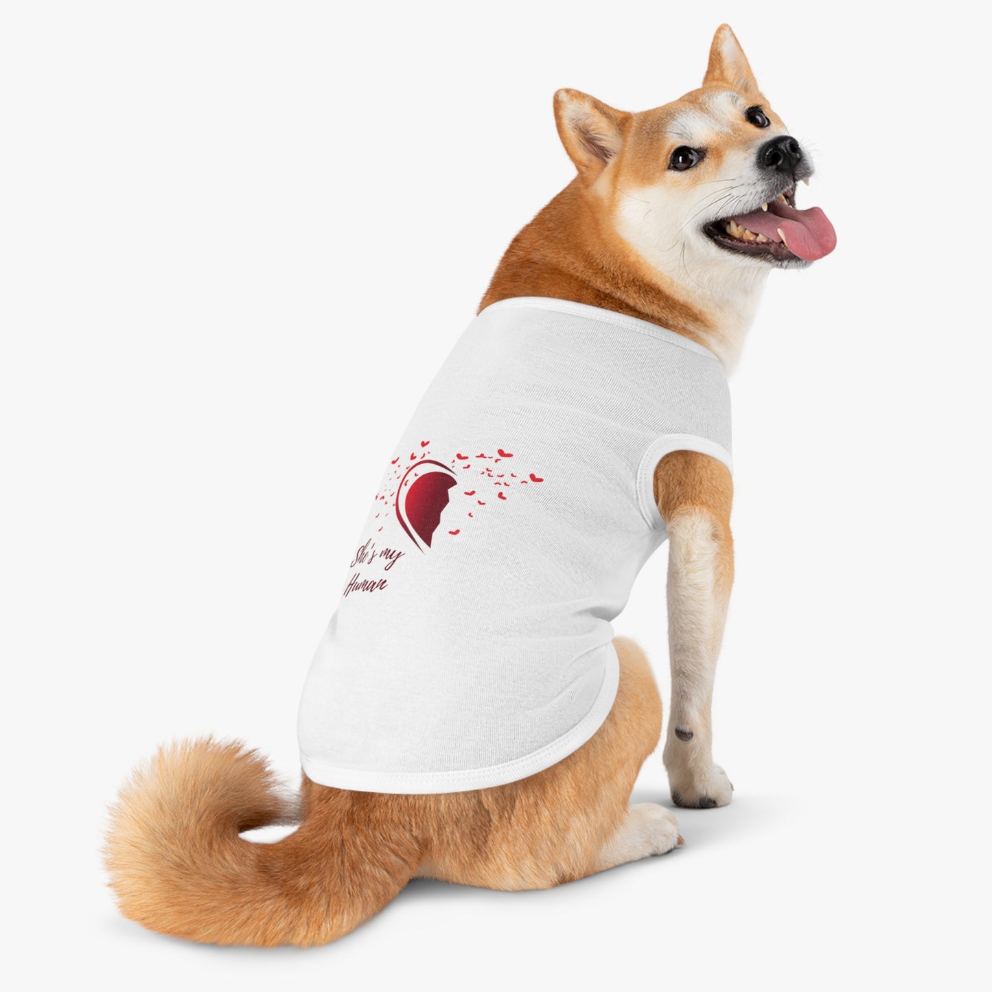 Pet Tank Top Half Heart Design | Matching Pet & Owner Outfit