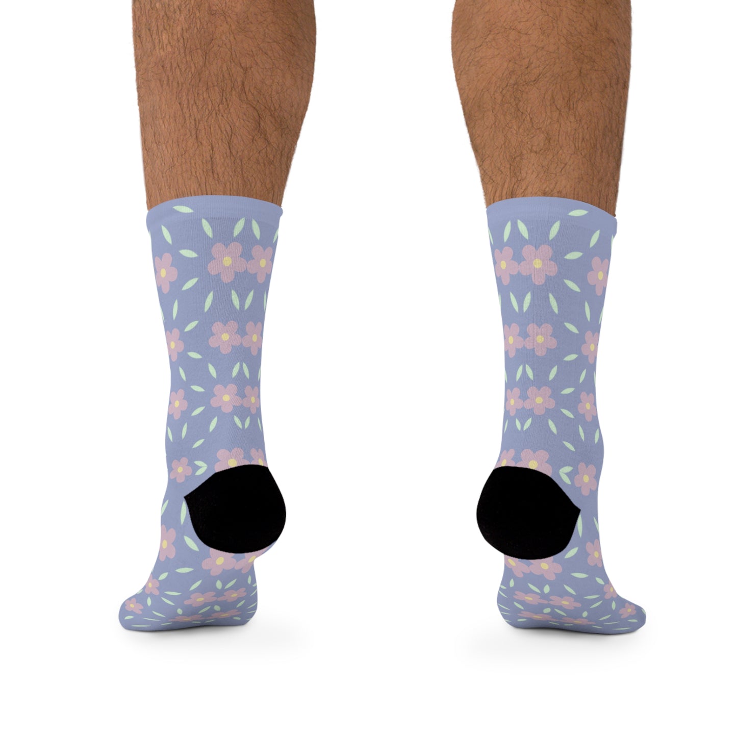 Floral Recycled Poly Socks – Soft, Sustainable & Stylish