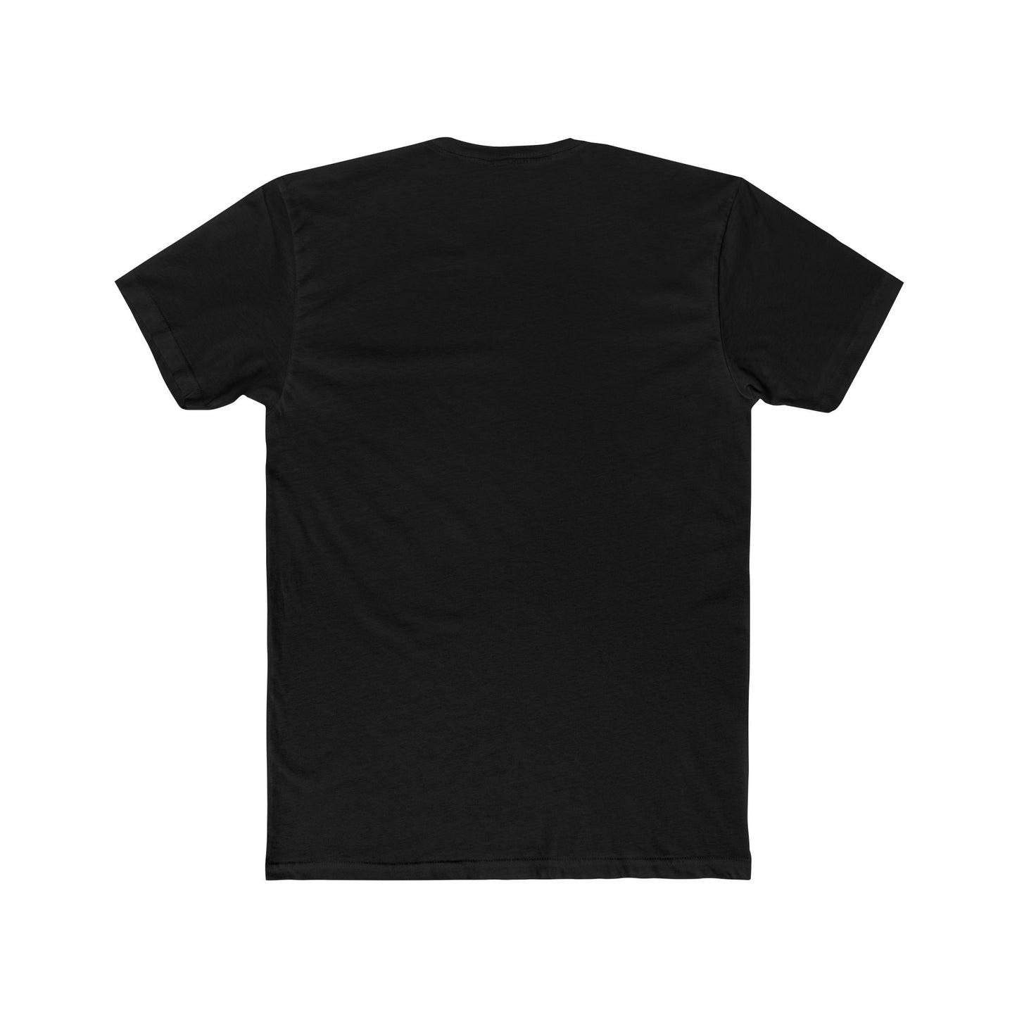 Plain back of classic fit unisex crew tee