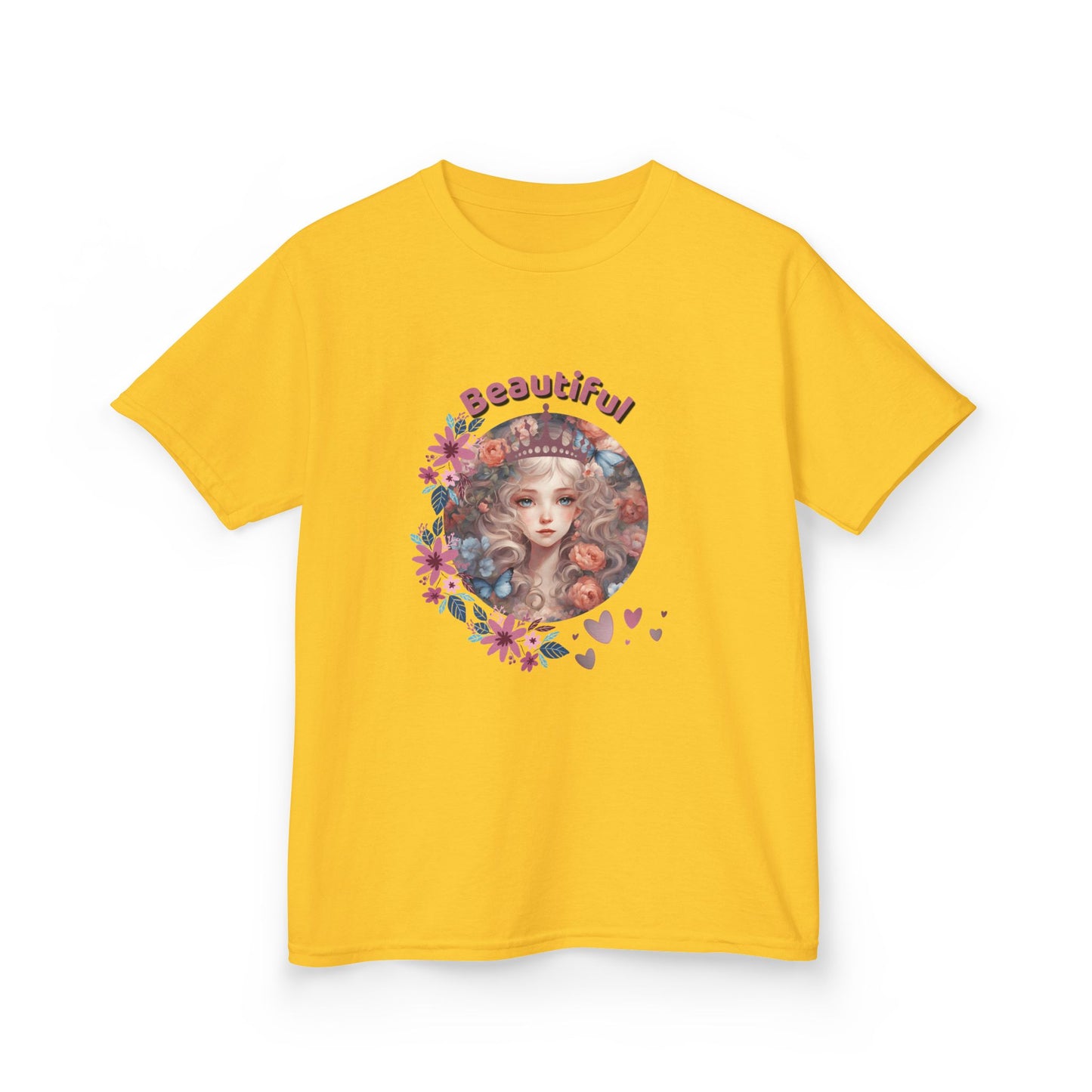 "Beautiful Girl Graphic – Kids Heavy Cotton Tee"