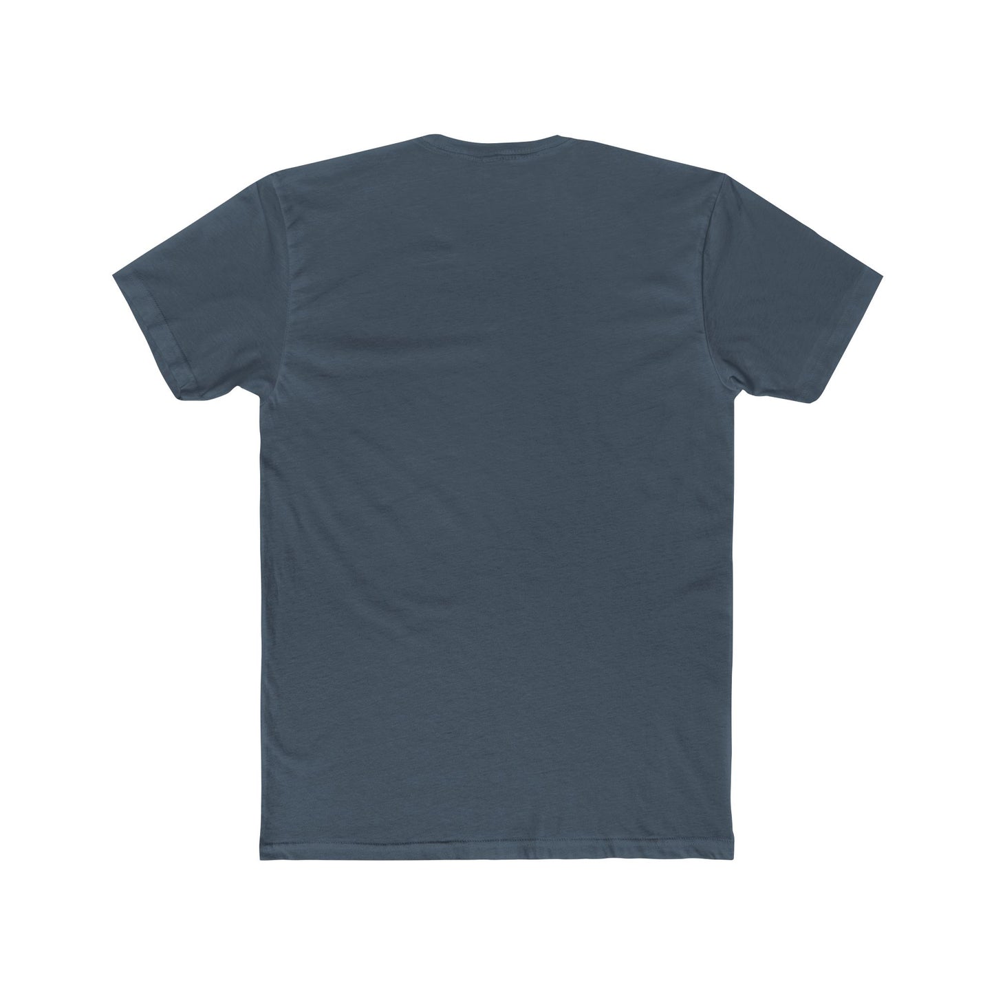 Plain back of classic fit unisex crew tee