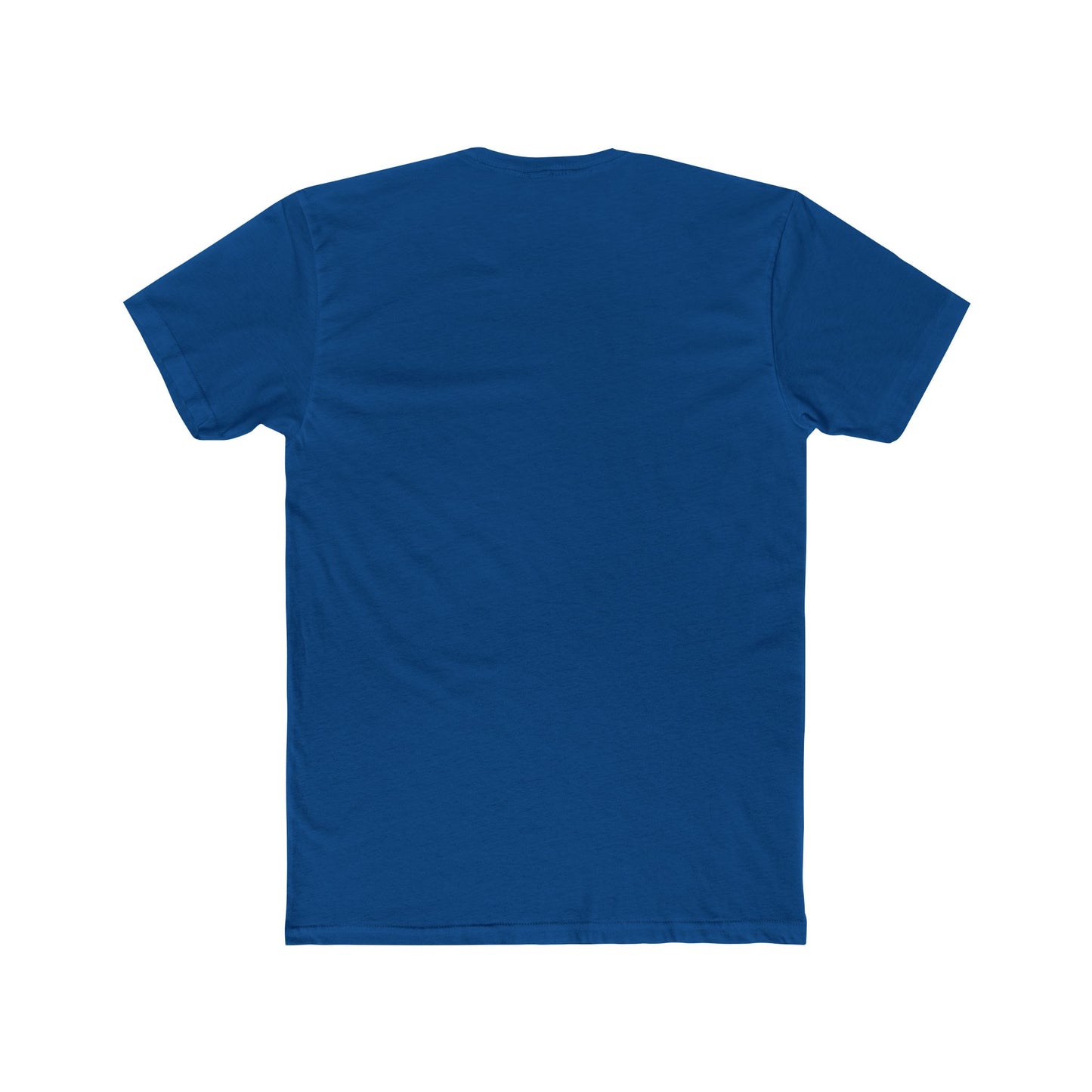 Plain back of classic fit unisex crew tee