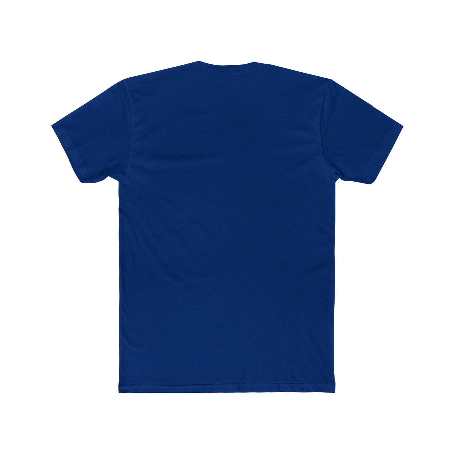 Plain back of classic fit unisex crew tee