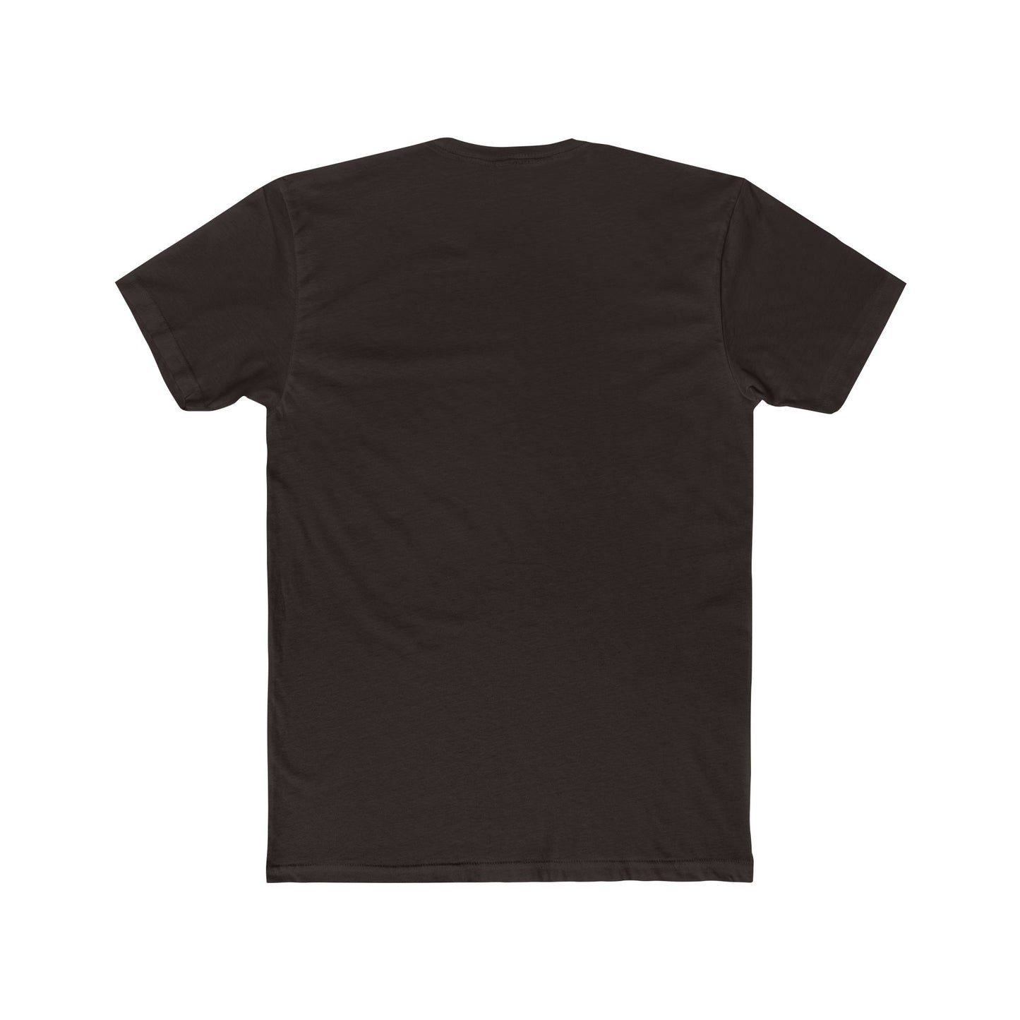 Plain back of classic fit unisex crew tee
