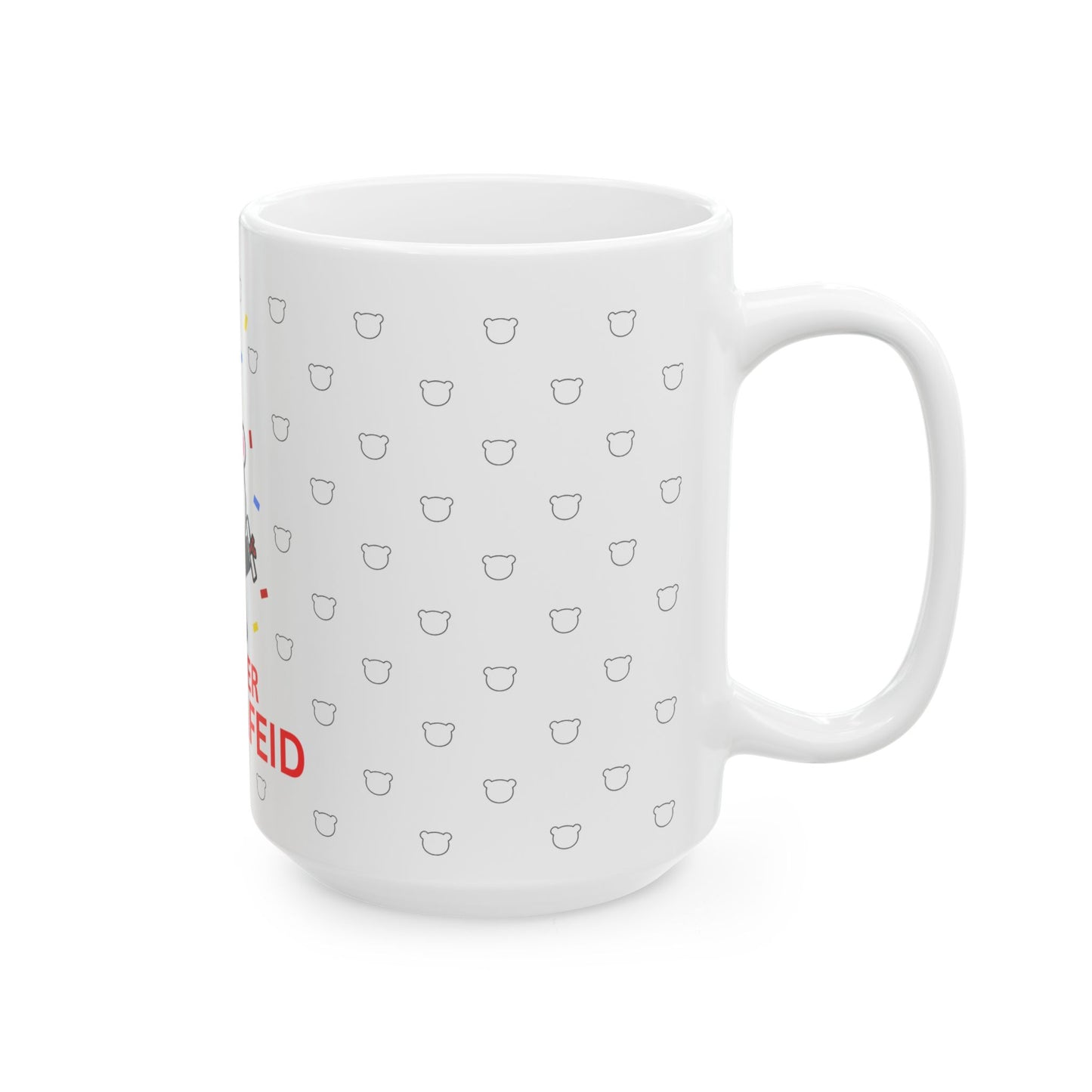 I am over koalafied-Funny koala print Ceramic Mug, (11oz, 15oz)