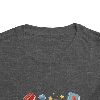 Throwback Kid Retro Design | Primary Color 90s Nostalgia Style