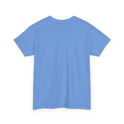 Plain blue t-shirt on a white background