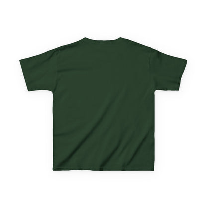 Plain green t-shirt on a white background