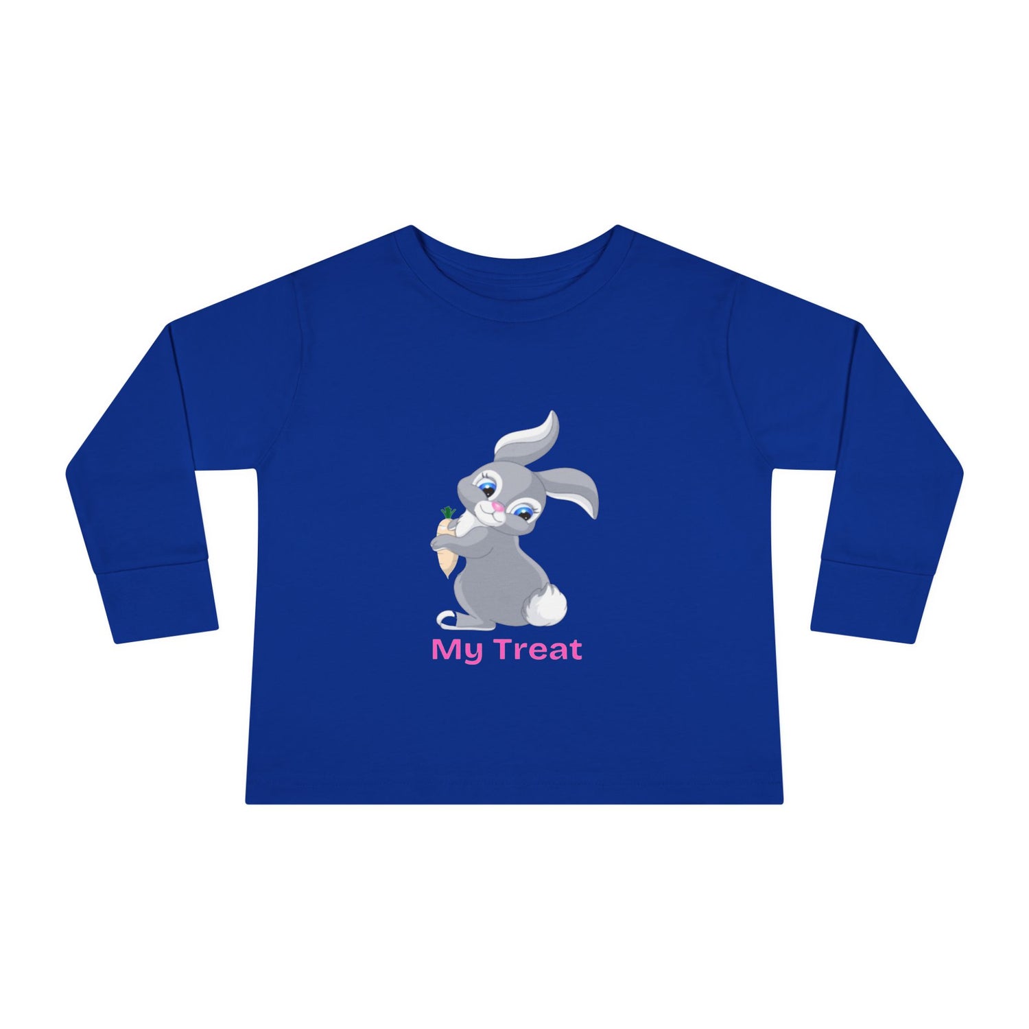 Toddler t-shirt with cute rabbit graphic and "My Treat" printed on front