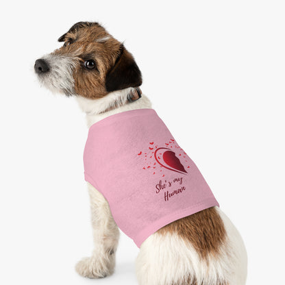 Pet Tank Top Half Heart Design | Matching Pet & Owner Outfit