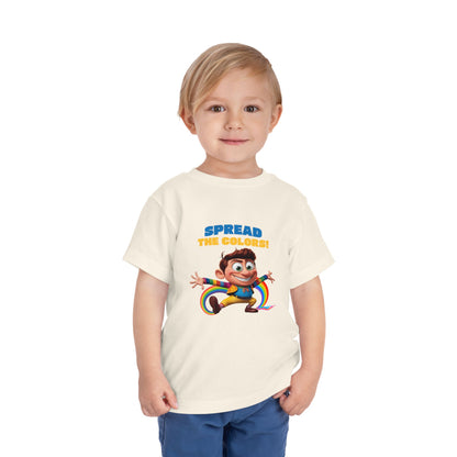 Laugh and Splash vibrant Cartoon toddler short sleeve tee- T-shirt for Kids & Youth"