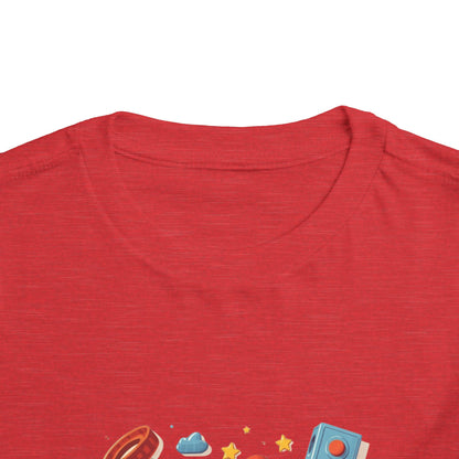Throwback Kid Retro Design | Primary Color 90s Nostalgia Style