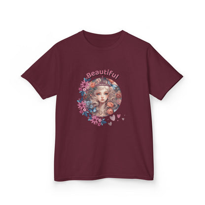 "Beautiful Girl Graphic – Kids Heavy Cotton Tee"