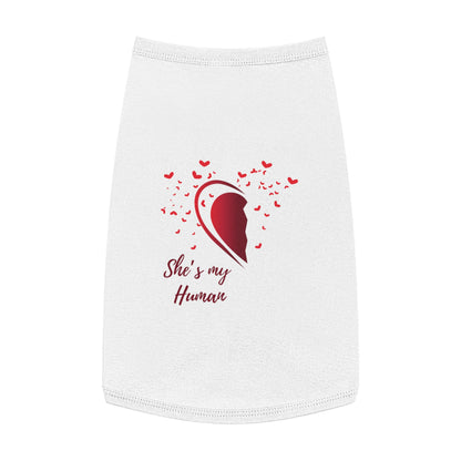 Pet Tank Top Half Heart Design | Matching Pet & Owner Outfit