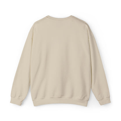 Unisex Crewneck Sweatshirt with “Soft Heart” Embroidery – Premium Minimal Heart Design