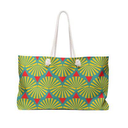 Stylish & Vibrant Print Weekender Bag – Bold & Stylish Travel Companiong
