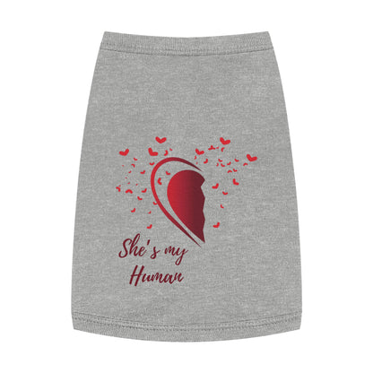Pet Tank Top Half Heart Design | Matching Pet & Owner Outfit