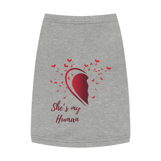 Pet Tank Top Half Heart Design | Matching Pet & Owner Outfit