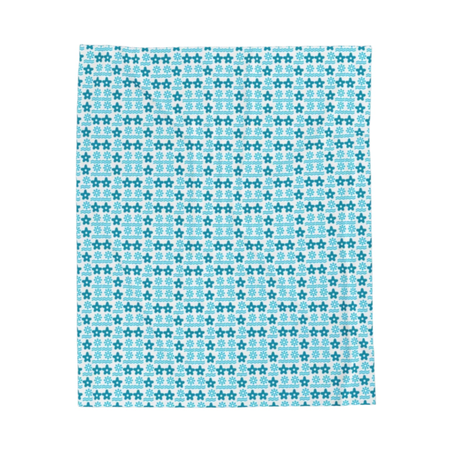 Soft velveteen blanket folded on bed in a cozy room