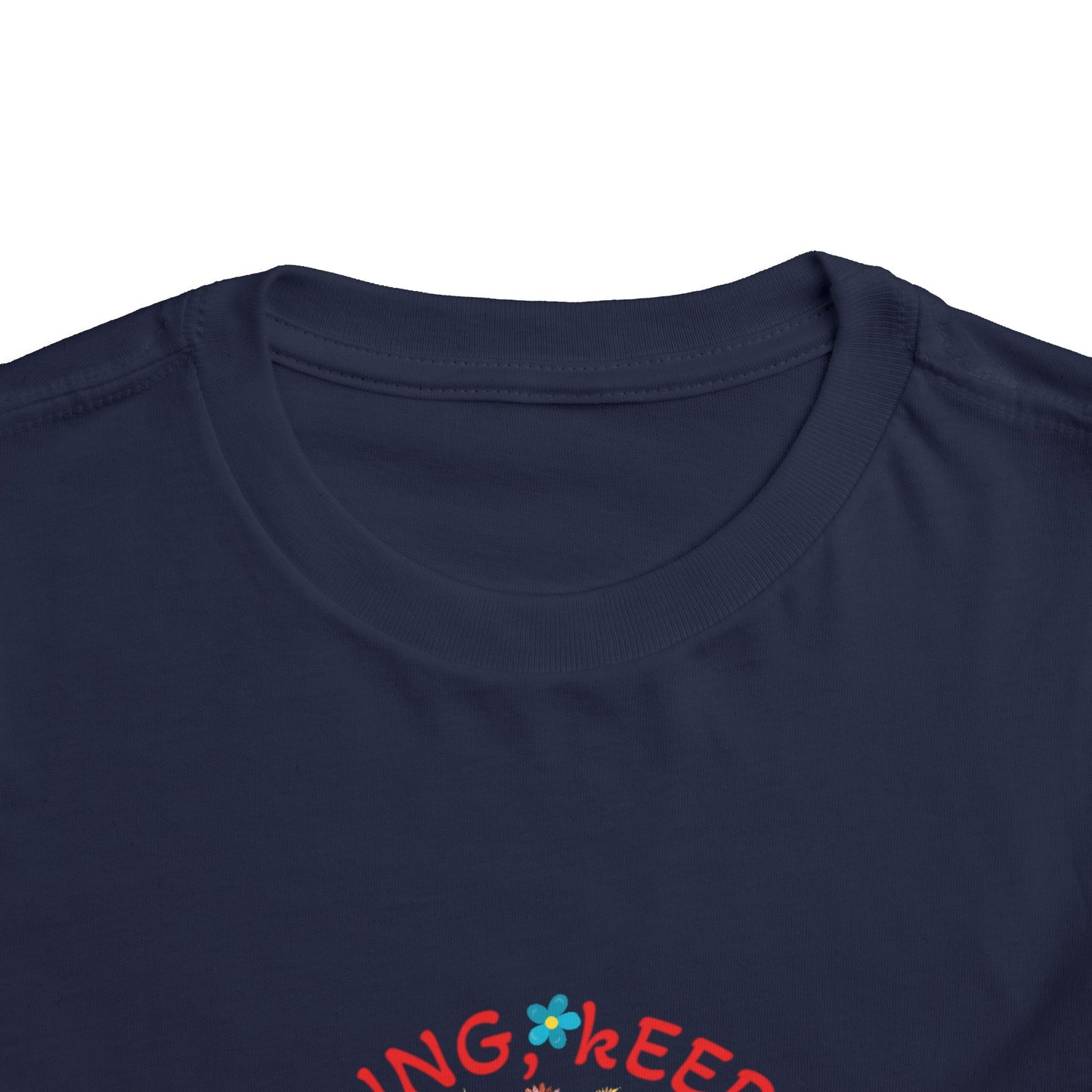 Keep Smiling Keep Moving – Toddler Dog Graphic Tee