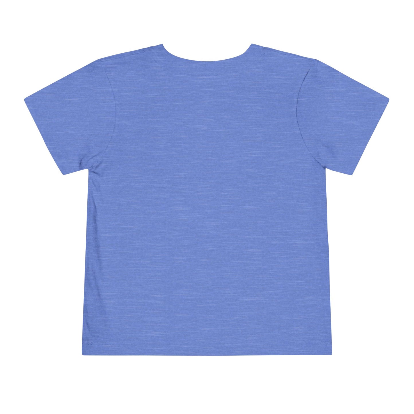Throwback Kid retro t-shirt back view with clean solid background and primary color design theme