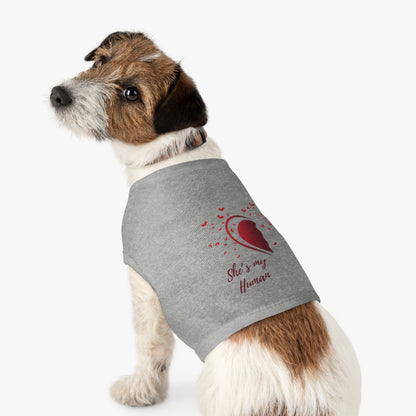 Pet Tank Top Half Heart Design | Matching Pet & Owner Outfit