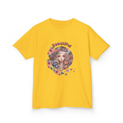 "Beautiful Girl Graphic – Kids Heavy Cotton Tee"