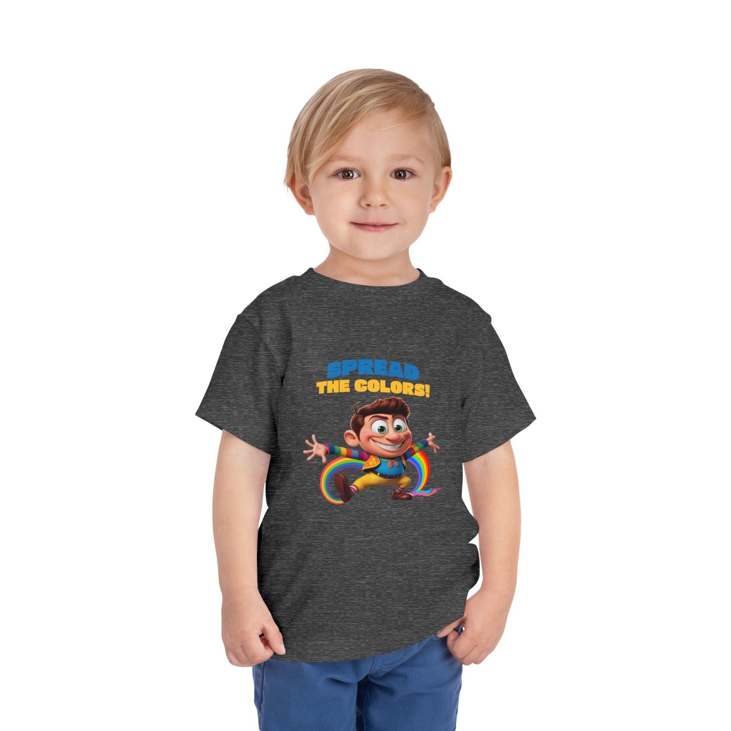 Laugh and Splash vibrant Cartoon toddler short sleeve tee- T-shirt for Kids & Youth"
