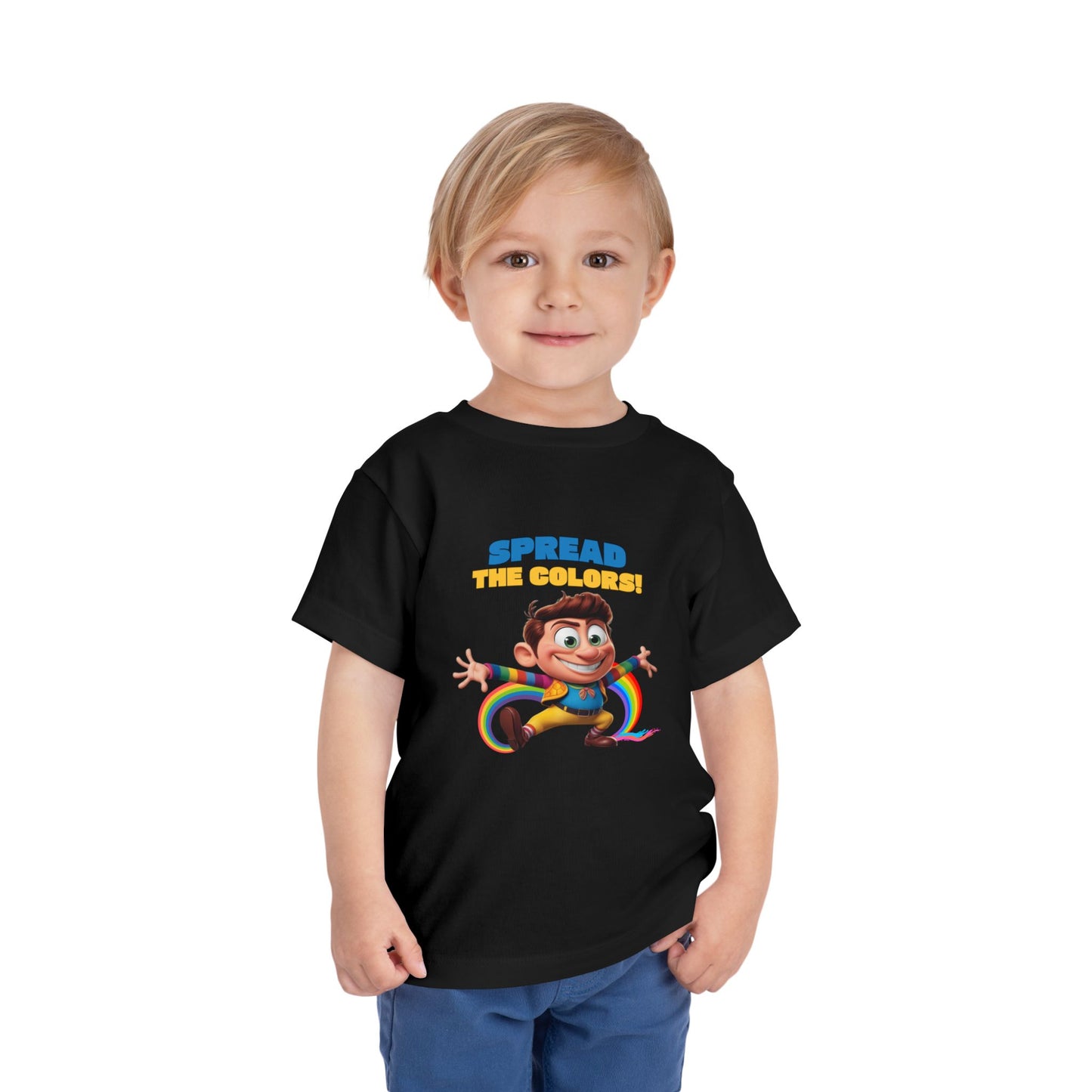 Laugh and Splash vibrant Cartoon toddler short sleeve tee- T-shirt for Kids & Youth"