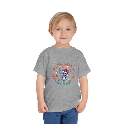 Keep Smiling Keep Moving – Toddler Dog Graphic Tee