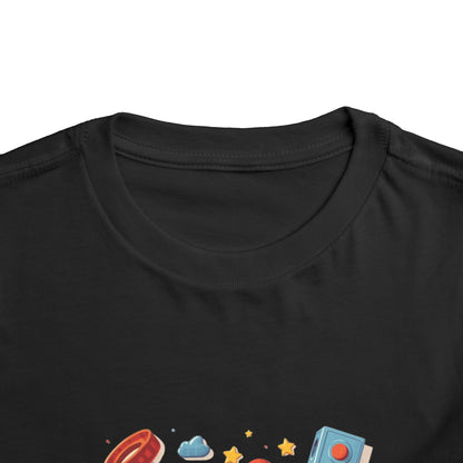 Throwback Kid Retro Design | Primary Color 90s Nostalgia Style