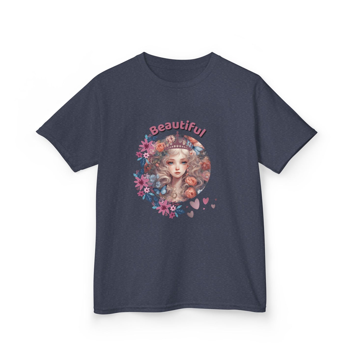 "Beautiful Girl Graphic – Kids Heavy Cotton Tee"