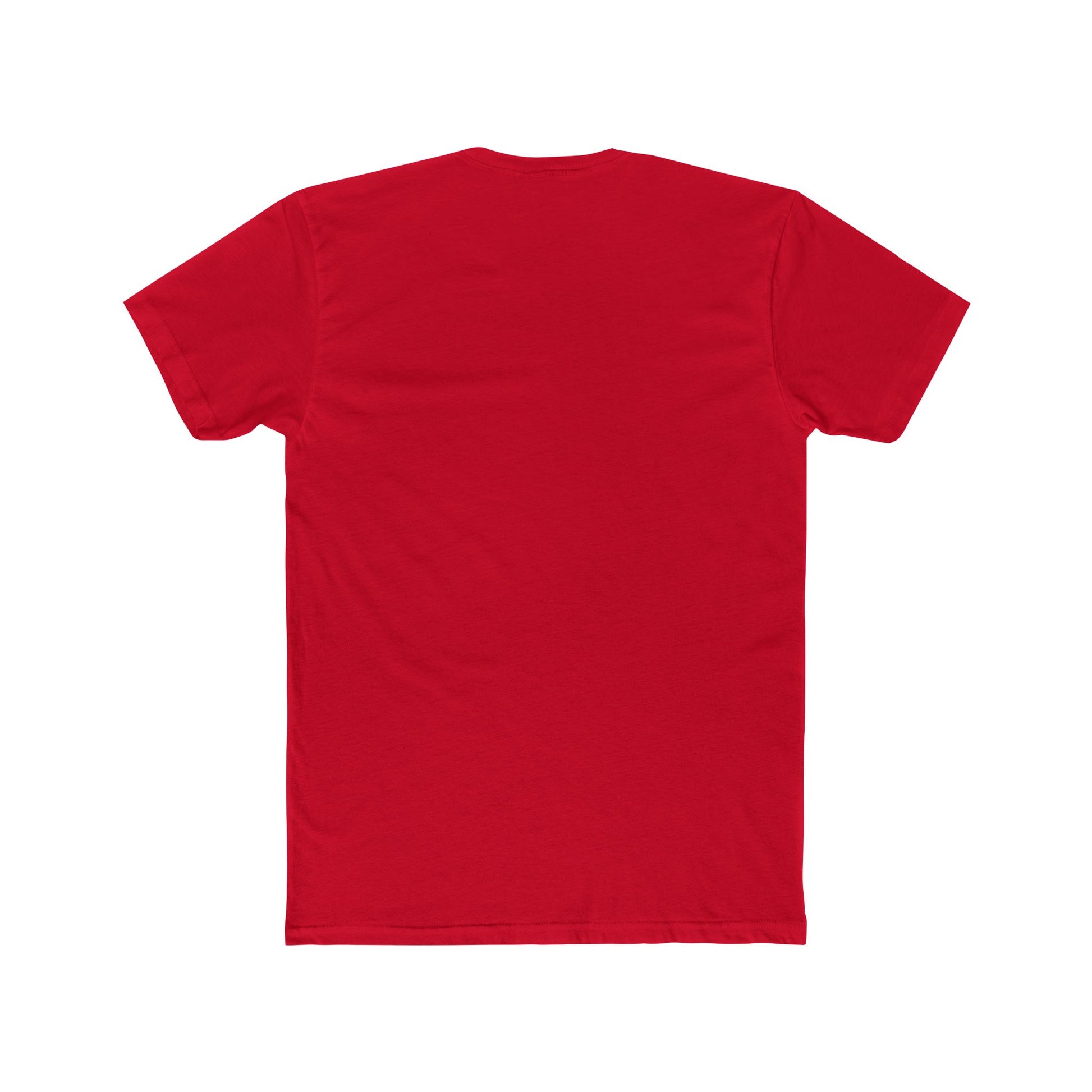 Plain back of classic fit unisex crew tee