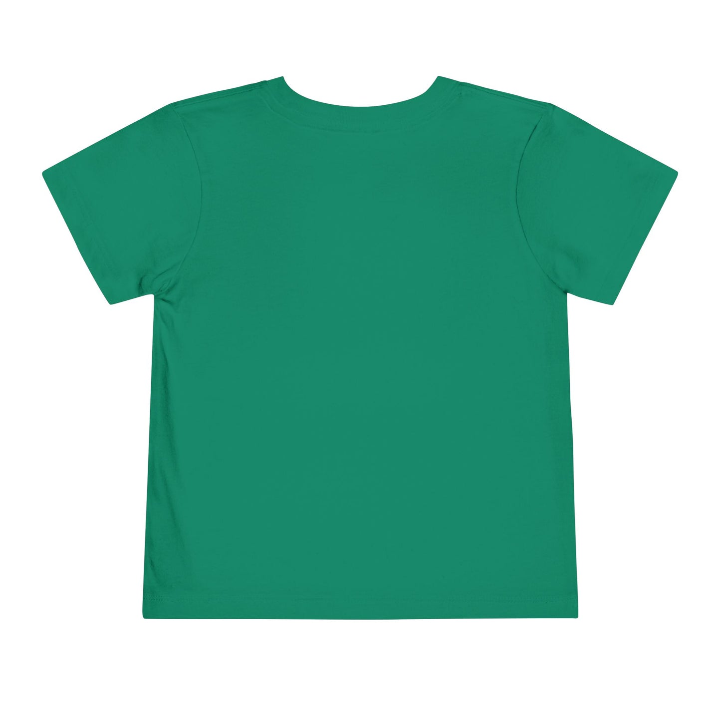 Throwback Kid retro t-shirt back view with clean solid background and primary color design theme