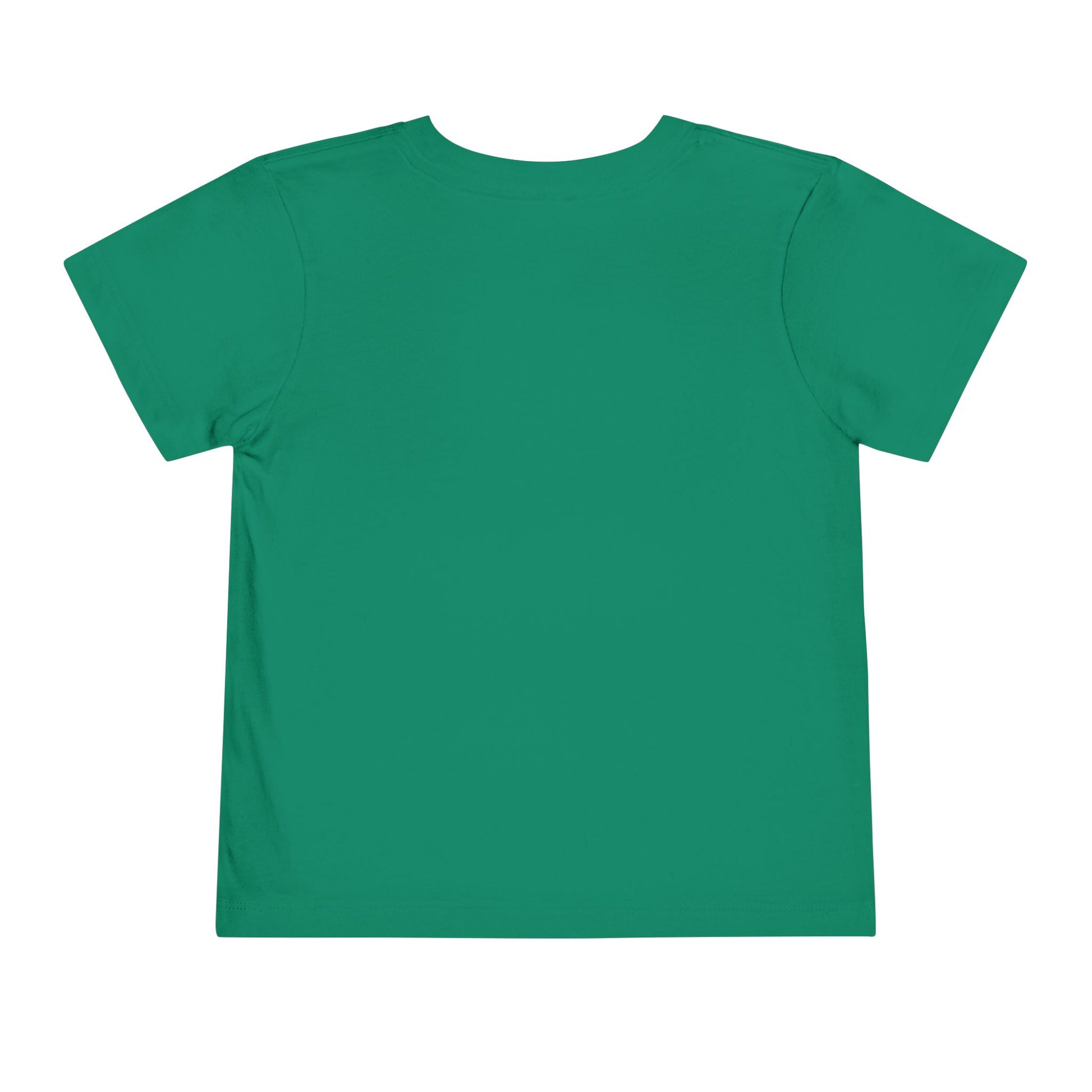 Throwback Kid retro t-shirt back view with clean solid background and primary color design theme