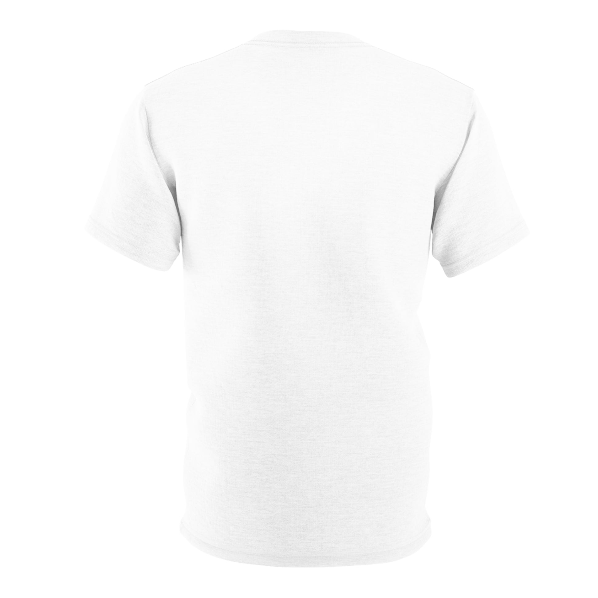 Plain white t-shirt on a white background