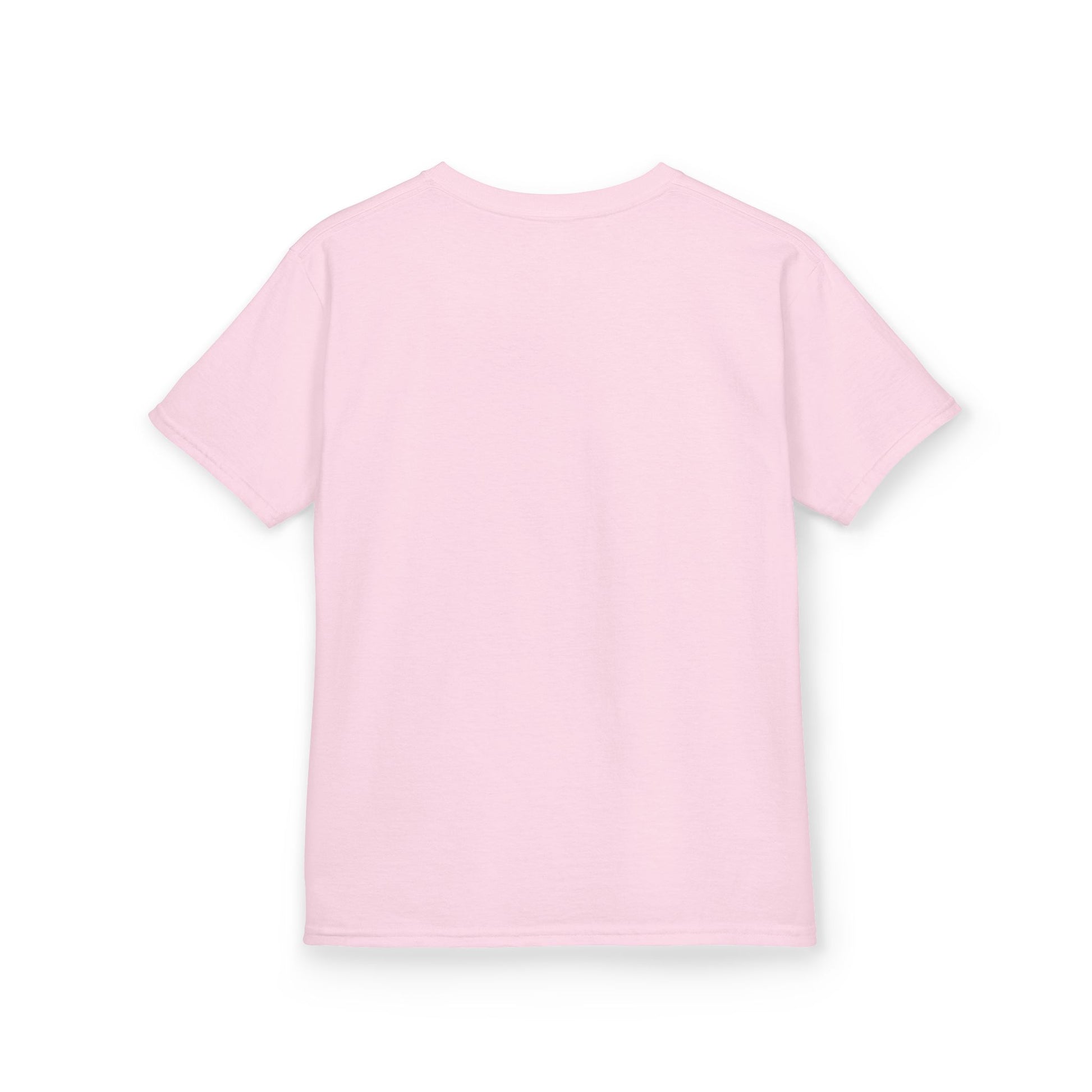 Pink t-shirt on a white background