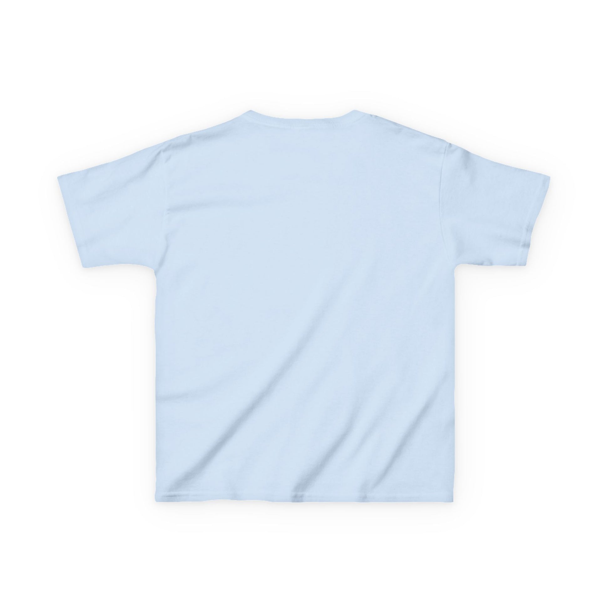 Light blue t-shirt on a white background

