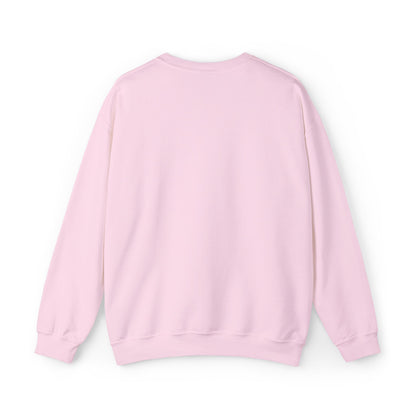 Unisex Crewneck Sweatshirt with “Soft Heart” Embroidery – Premium Minimal Heart Design