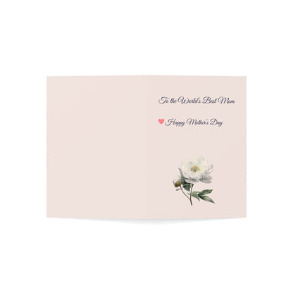 To the World’s Best Mom Card – Happy Mother’s Day Greeting Card, Heartfelt Mom Gift