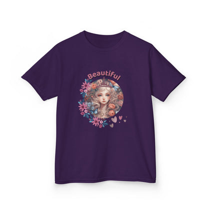 "Beautiful Girl Graphic – Kids Heavy Cotton Tee"