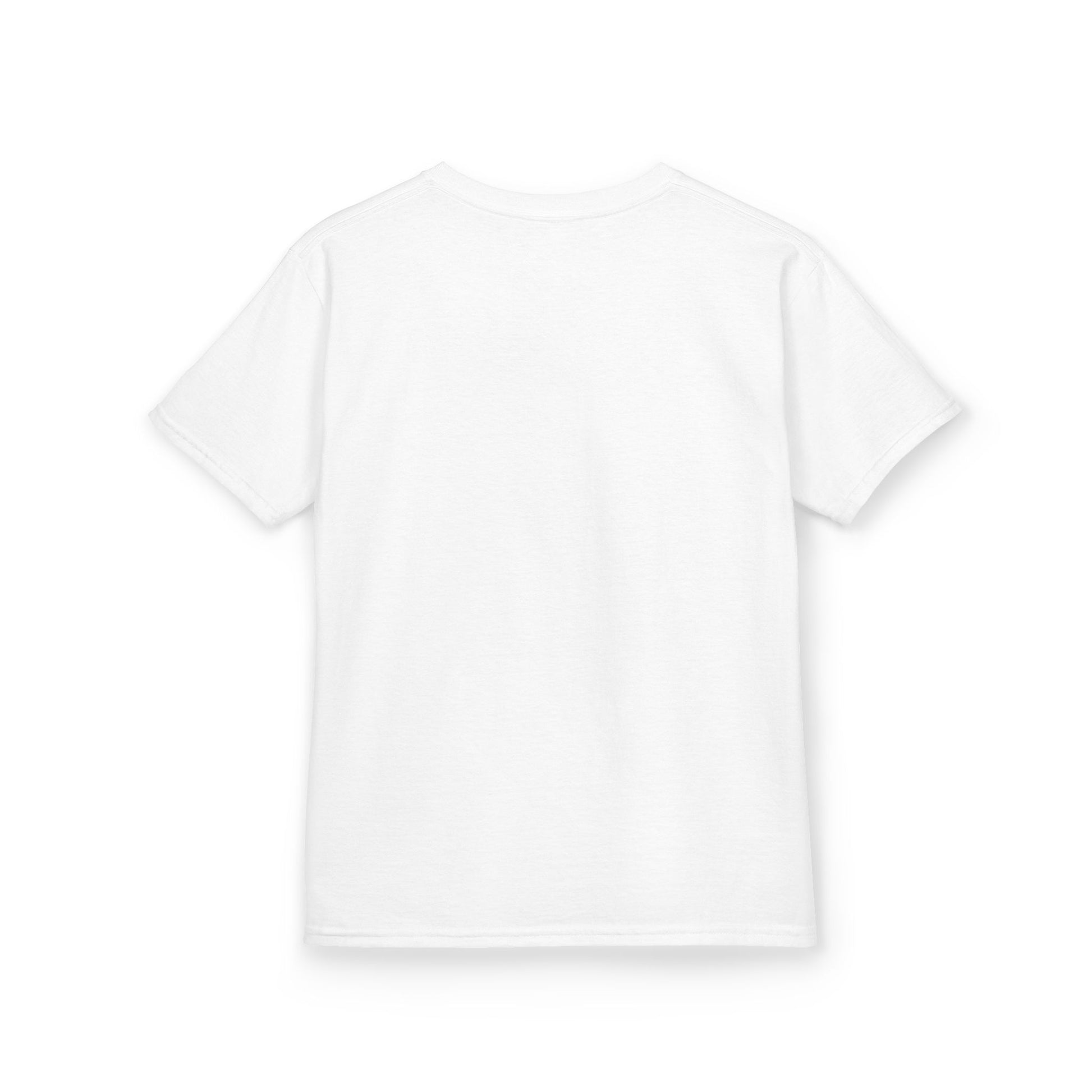 Plain white t-shirt on a white background
