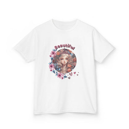 "Beautiful Girl Graphic – Kids Heavy Cotton Tee"