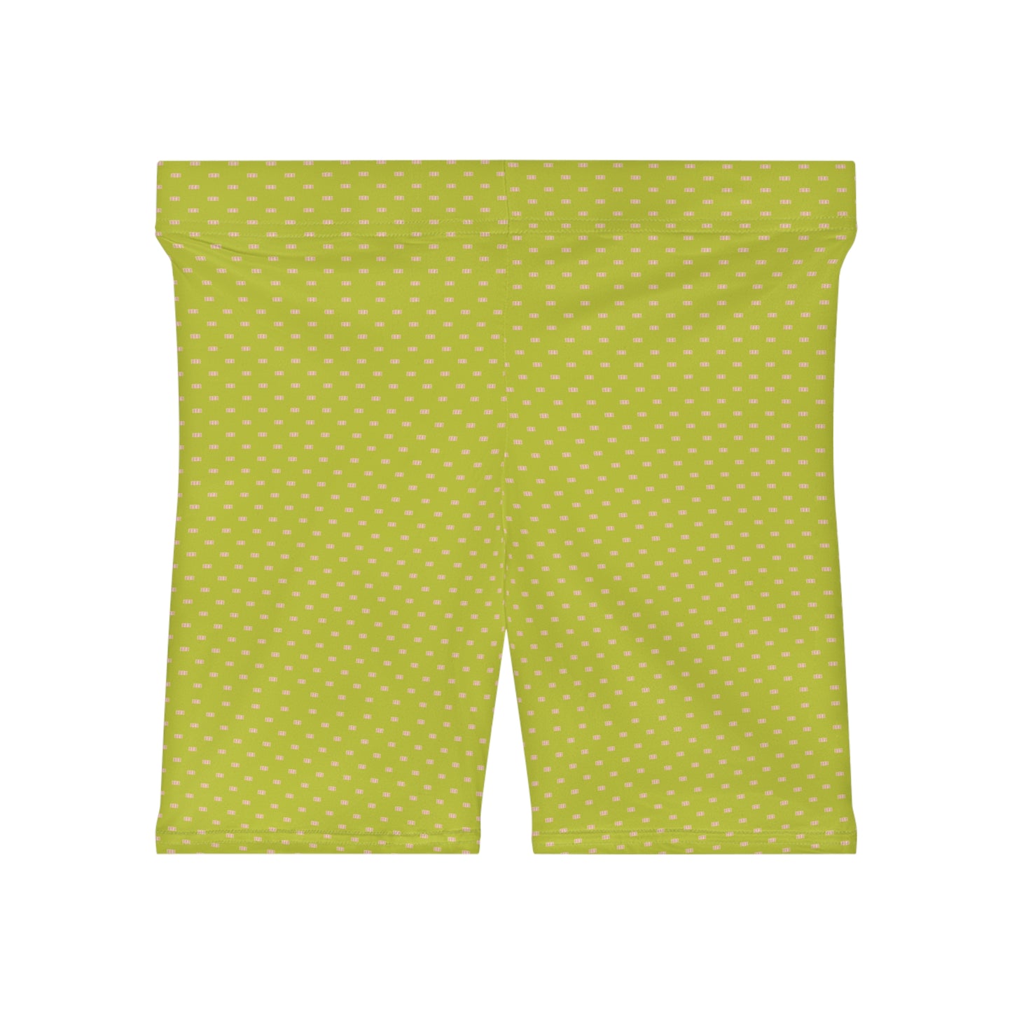 High-waisted women’s biker shorts with stretchy fit and mid-thigh length

