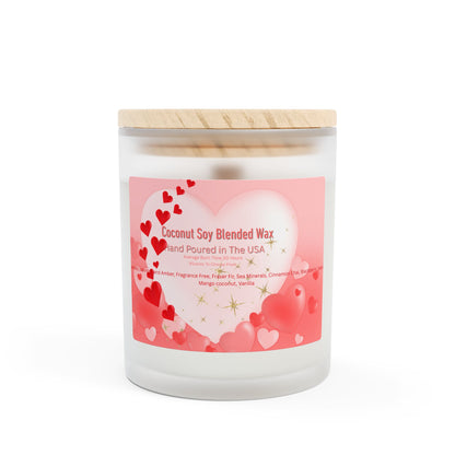 Aromatic Frosted Glass Candle – Elegant & Soothing Ambience