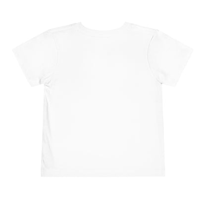 Throwback Kid retro t-shirt back view with clean solid background and primary color design theme