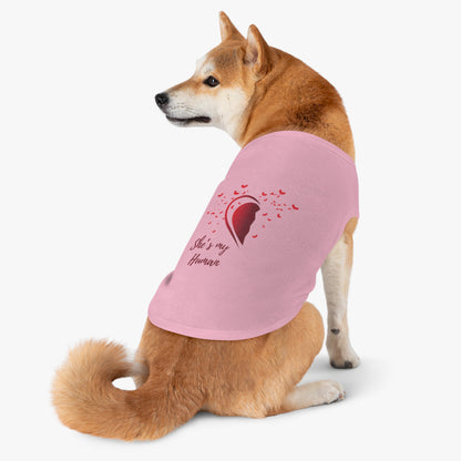 Pet Tank Top Half Heart Design | Matching Pet & Owner Outfit