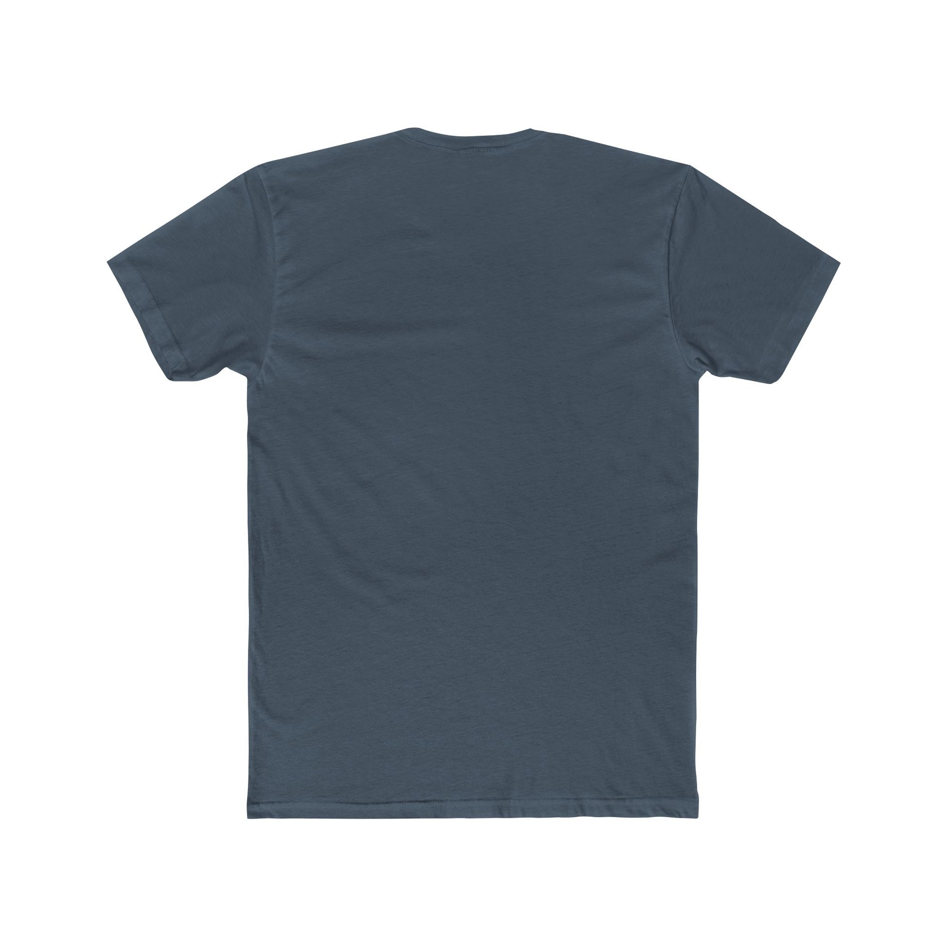 Plain back of classic fit unisex crew tee