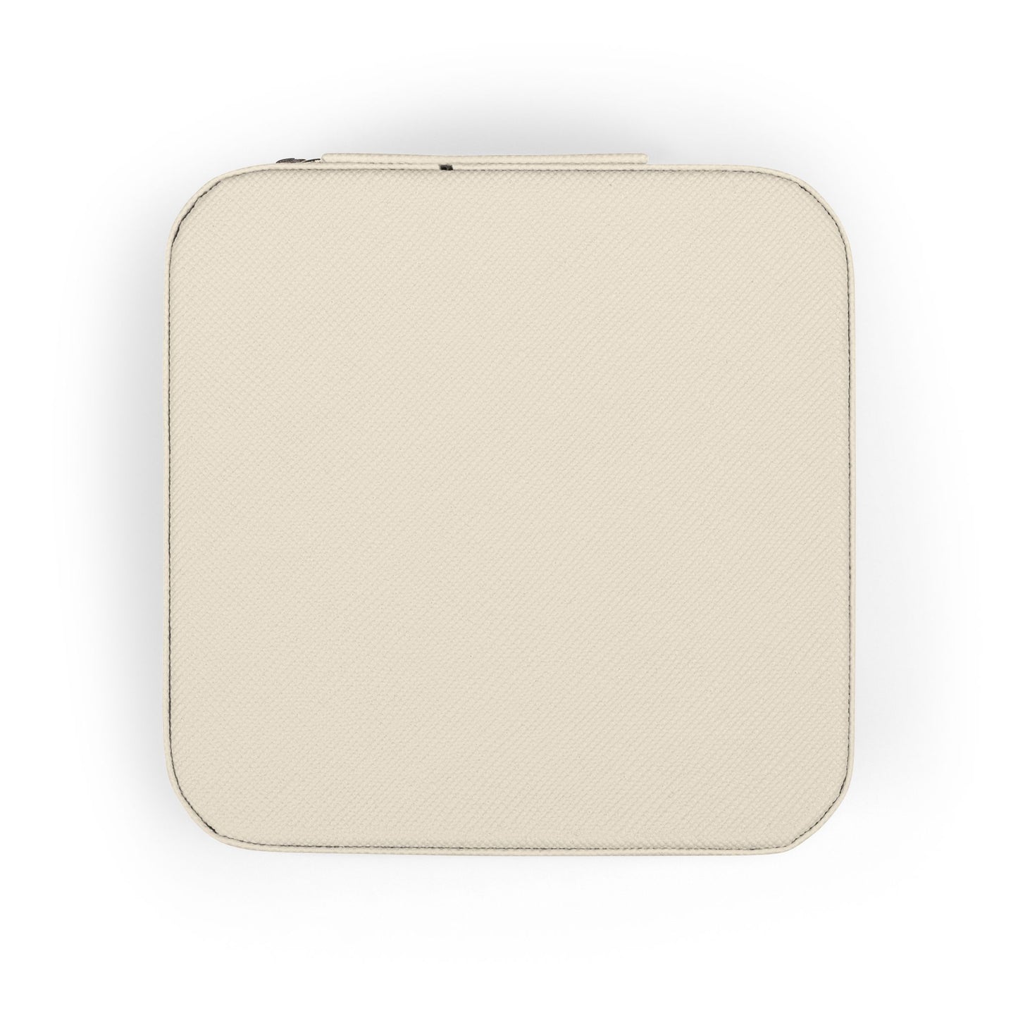 Beige pouch on a white background