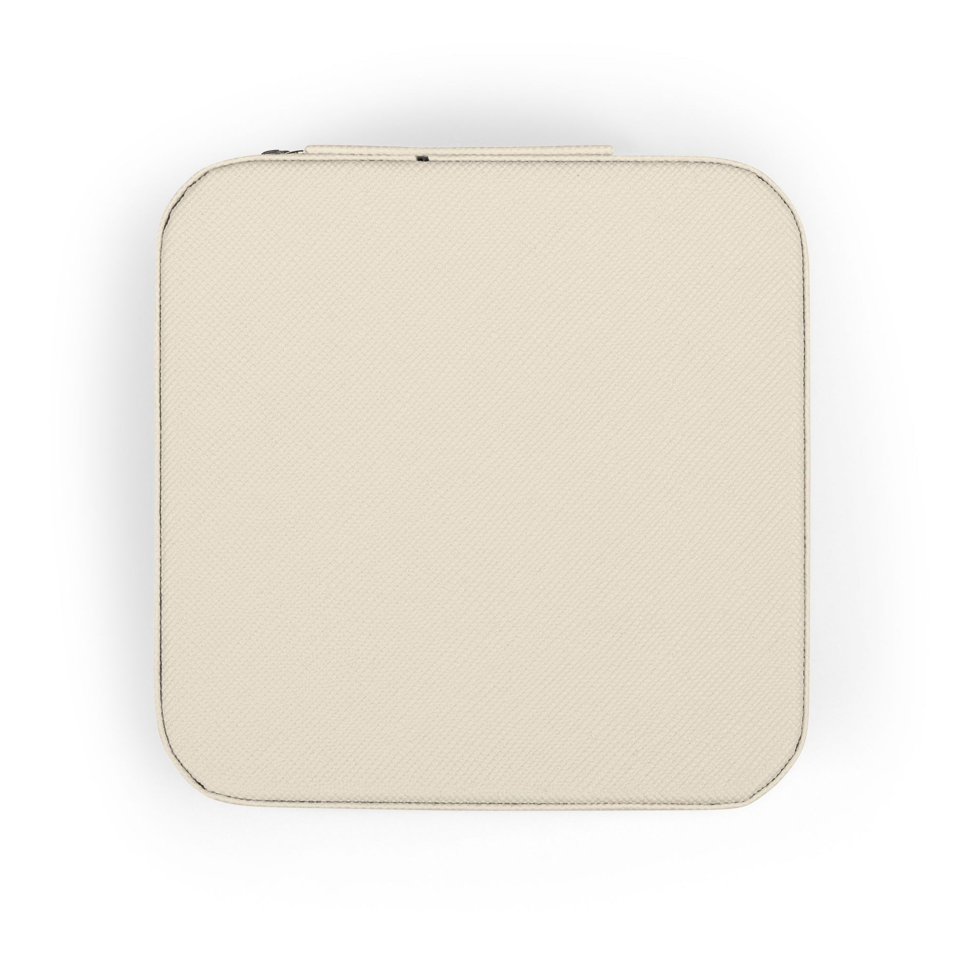 Beige pouch on a white background